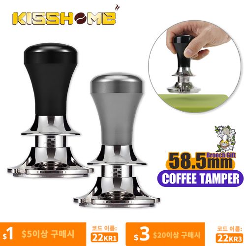 Adjustable Depth Calibrated Coffee Tamper Stainless Steel