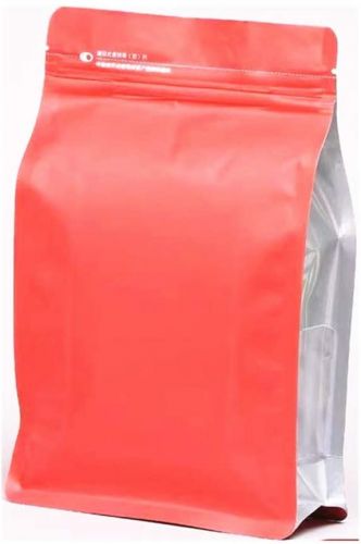 SixWeKit Resealable Bags Mylar eco Food Save Zipper Colored Heavy Duty Baggies Cute |Flat Bottom Stand up Zip Reusable Bag for Jerky | Gold Green Coffee Bags Valve Vented (Red,7.9x11.8+4inch)