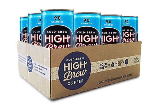 HIGH BREW COLD BREW COFFEE, MEXICAN VANILLA, 8 FL OZ CAN, PACK OF 12