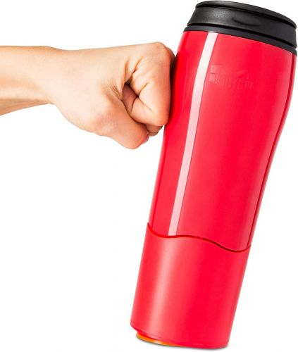 Mighty Mug Go, Double Wall Plastic 16oz Travel Mug featuring No Spill Smartgrip Technology