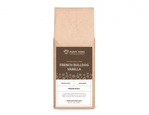 French Bulldog Vanilla Coffee - Medium Roast