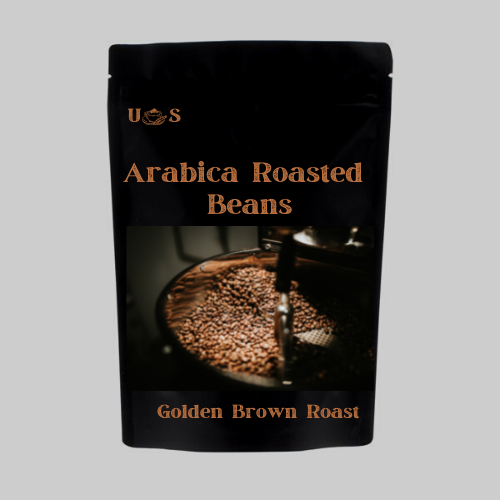 Arabica Golden Brown Roast Roasted Coffee Beans 1lbs